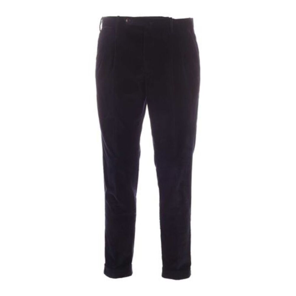 TORIN OPIFICIO Mens Navy Regular Fit Cashmere Chino Pants 52